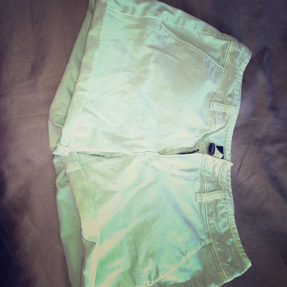 American eagle light blue crew shorts